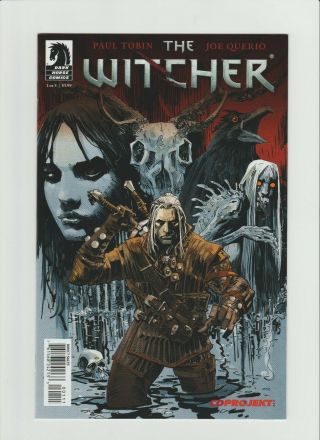 The Witcher 1 Nm 9.  4 Dark Horse Comic 1st Print Hot