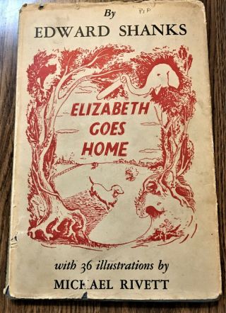 Elizabeth Goes Home Vintage Dachshund Dog Story Book