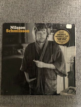 Harry Nilsson Nilsson Schmilsson Lp Rca Vinyl 1970 W/poster & Shrink But Open