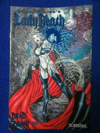 Lady Death Dead Rising 2003 Royal Blue Foil Edition Ltd To 100 W/cert Avatar