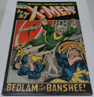 X - Men 76 (marvel Comics 1972) Reprints X - Men 28 1st App The Banshee (fn -)