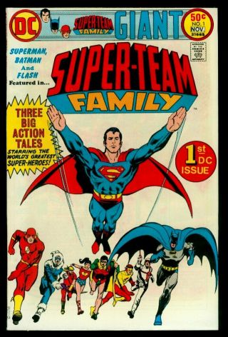 Dc Comics - Team Family 1 Superman Batman Flash Teen Titans Nm 9.  4