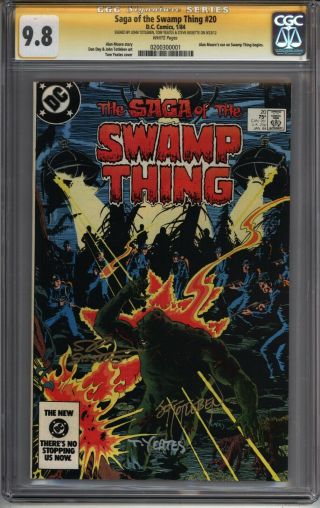 Swamp Thing 20 Cgc 9.  8 Ss Totleben Yeates Bissette 1st Moore (0200300001)