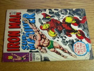 Iron Man And Sub - Mariner 1 Vg,  Once In A Lifetime Issue Look