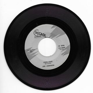 Joe Johnson - Cascade 5909 Rare R&b Rockabilly 45 Rpm Cool Love B/w Gila Moster