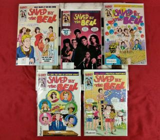 Saved By The Bell Comic 1 - 5 Harvey Comics Photo Cover Variant 90 