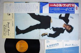 David Bowie Lodger Rca Rvp - 6390 Japan Obi Vinyl Lp