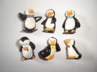 Bofrost Cute Penguins Mini Figurines Set Germany Figures Miniatures Collectibles