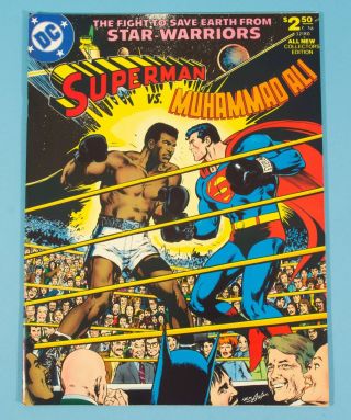 Superman Vs.  Muhammad Ali 1978 Dc Comics Neal Adams
