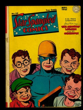 Star Spangled Comics 50,  Nov,  1945,  Fair,  Incomplete