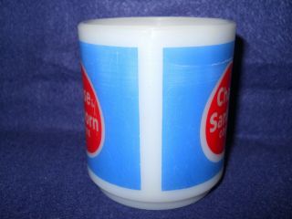 Vintage Milk Glass Chase & Sanborn Advertising Coffee Cup/Mug 5
