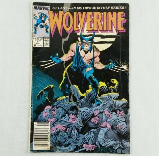 Wolverine 1 Marvel 1988 Comic Book 80s 1st Appearance As Patch
