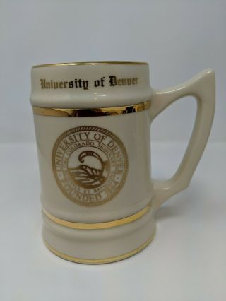 University Of Denver Colorado Beer Stein Mug Bunting Co.
