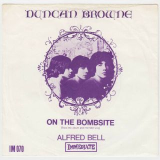 Duncan Browne On The Bombsite Masterpiece Uk Psych Rare Holland 45 Dutch Listen