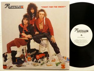 Ruffkut Fight For Your Right Lp Usa - 1984 Heavy Metal Rp340