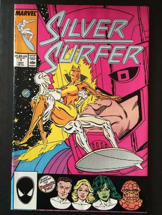 Marvel Silver Surfer Vol 2 Issue 1 Co - Starring The Fantastic Four & Galactus Nm -