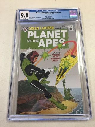 Planet Of The Apes / Green Lantern 1 Cgc 9.  8 Jjufs Rivoche Variant