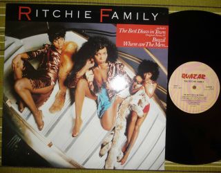 The Ritchie Family The Best Disco In Town Lp 1987 Rare Uk 1st Press A1/b1 Nm/ex,