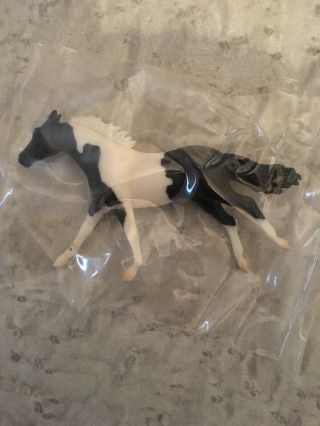 Breyer Stablemate Thoroughbred Parade Of Breeds Black And White Pinto