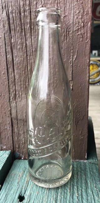 Vintage Dr Pepper Soda Bottle 6 1/2 Oz 10 2 4 Clear Embossed Ships Usa