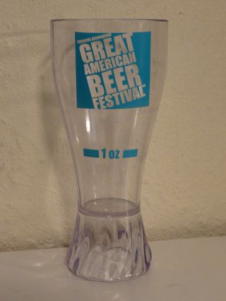 Gabf Glass Great American Beer Festival Plastic Taster - Denver,  Colorado