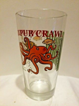 Saint Arnold Brewery Pub Crawl Pint Beer Glass - Texas ' Oldest Craft Brewery 2
