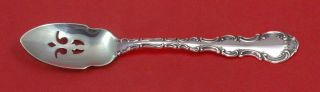 Strasbourg By Gorham Sterling Silver Olive Spoon Pierced 5 3/4 " Custom Made