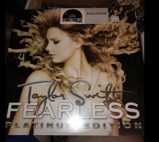 Taylor Swift Fearless Platinum Edition Colored Double Vinyl Lp 2018 Rsd