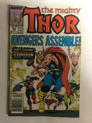 The Mighty Thor 390 Mark Jeweler 1st Captain America Wields Hammer Key App