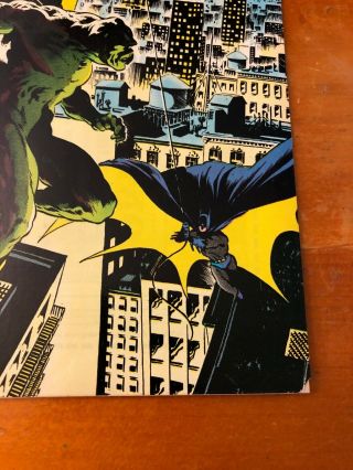 Swamp Thing 7 1st Meeting Between Batman And Swamp Thing Hit Tv Show Wow 5