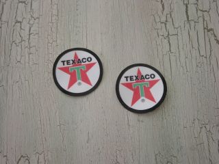 Buddy L,  Wen Mac Texaco Fire Truck Star Stickers (set Of Two) On Peel - And - Stick
