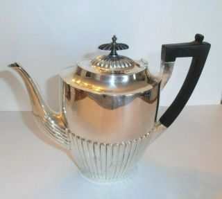 Elegant Set of Walker & Hall Sheffield Silver Plate Tea and Coffee Pots 2