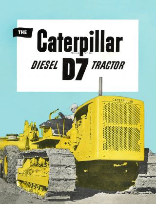 Caterpillar D7 3t Diesel Tractor Sales Book 1944