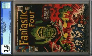 Fantastic Four 49 Cgc 3.  5 1st Full Galactus 2nd Silver Surfer