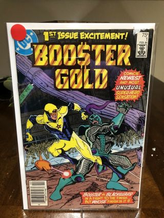 Booster Gold 1 1st Appearance Of Booster & Skeets Dc Comics 1986 Key Issue