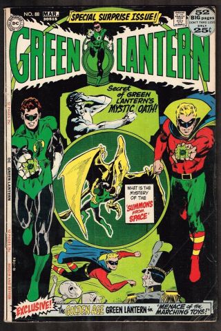 Green Lantern 88 Summons From Space / Neal Adams Cvr 1979 (5.  0) Wh