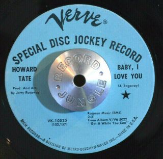 Northern Soul 45 - Howard Tate - Baby,  I Love You /how Blue Promo M - Hear