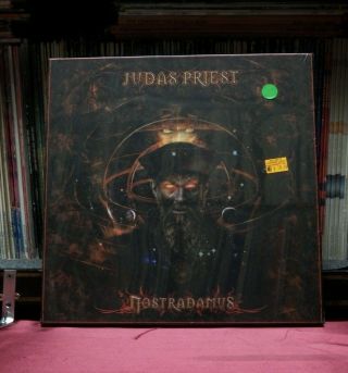 12 " 3xlp/2cd Box Set Judas Priest Nostradamus 2008 Sony Bmg Import 88697315542