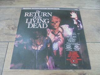 Various - The Return Of The Living Dead 1985 Uk Lp Big Beat 1st Cramps,  Damned