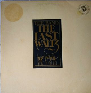 The Band " The Last Waltz " 1978 Us Promo In Gold Lettering Like 3 X Lp