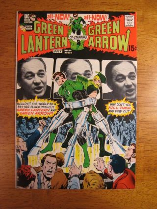 Green Lantern/green Arrow 84 (vf,  /nm -) Adams/o 