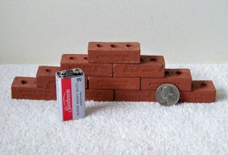 (9) Belden Brick Co Canton Ohio Mini Advertising Salesman Sample Masonry Bricks