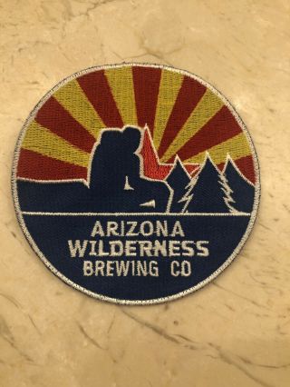 Arizona Wilderness Brewing Logo Patch Craft Beer Brewery Brewing