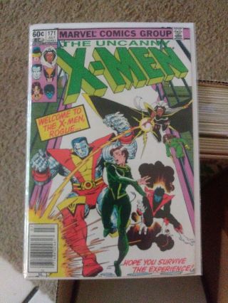 Uncanny X - Men 171 1983 Vf/nm Wolverine Rogue Joins The X - Men.  1 Owner