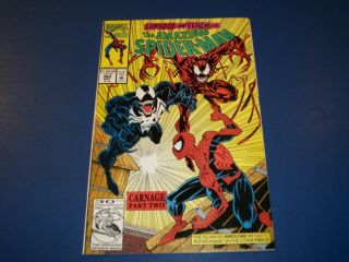 Spider - Man 362 Key 2nd Carnage Nm Gem 1st Print Marvel Venom Cover