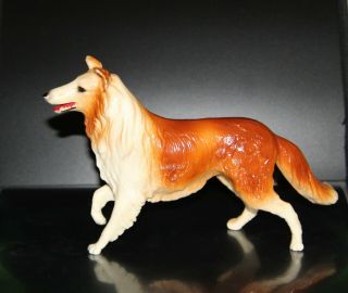 Vintage Hard Plastic Lassie Collie Dog Breyer?