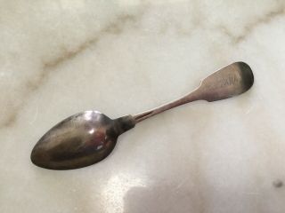 Hyde Goodrich Coin Silver Orleans Serving Spoon 8 3/4” 92 Grams 5