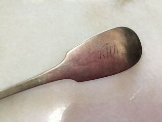 Hyde Goodrich Coin Silver Orleans Serving Spoon 8 3/4” 92 Grams 8