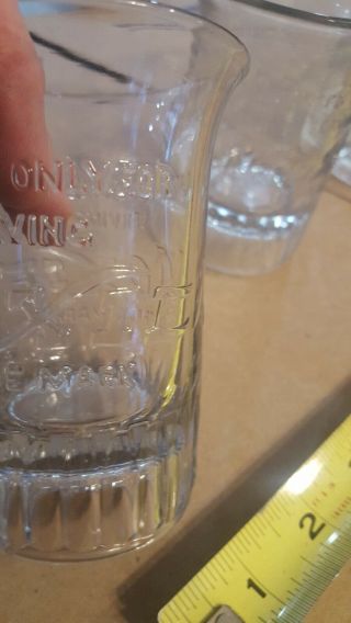 1 MOXIE POP GLASS TUMBLER VINTAGE OLD CUP ADV SIGN Antique Soda Pop 3