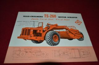 Allis Chalmers Ts - 260 Motor Scraper Pan Dealer 